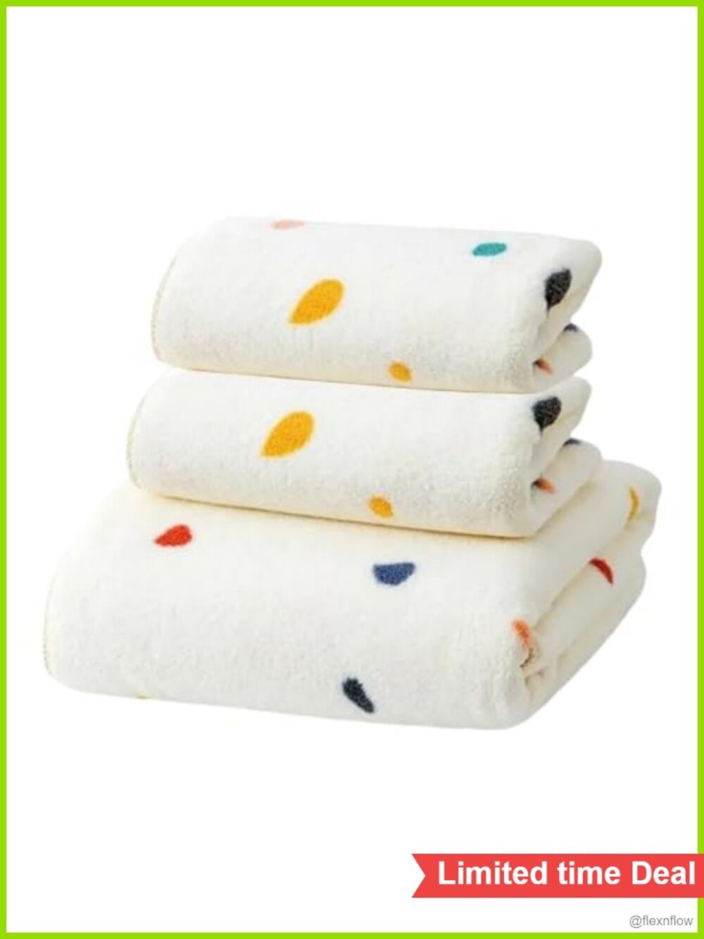 Coral Velvet 3-Piece Towel Set Ultra Soft Absorbent Bath Hand Towels Spa Gym